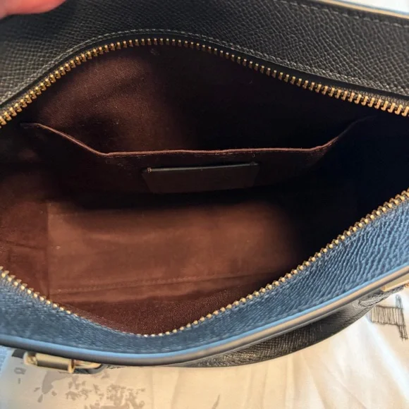 Coach Alice Small Satchel Blk/Gold EUC - Picture 4 of 9